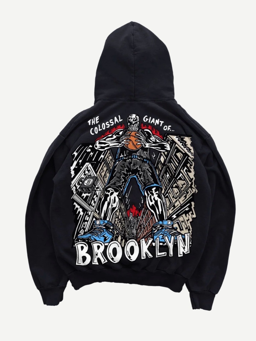 Warren Lotas NBA Brooklyn Giant Hoodie size Medium